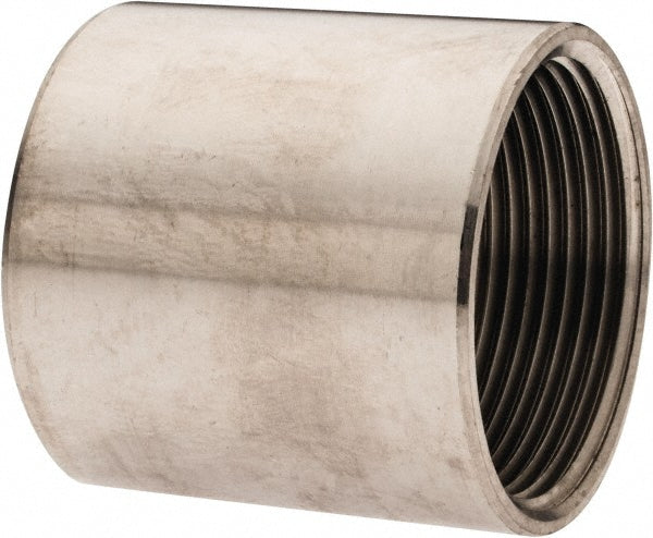 Value Collection 4SPU11/2 Pipe Coupling 1-1/2" Fitting, 304 Stainless Steel