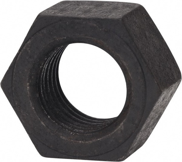 Value Collection FHN-1126-GD8 Hex Nut 1-1/2 - 6, Grade 8 Steel, Black Oxide Finish