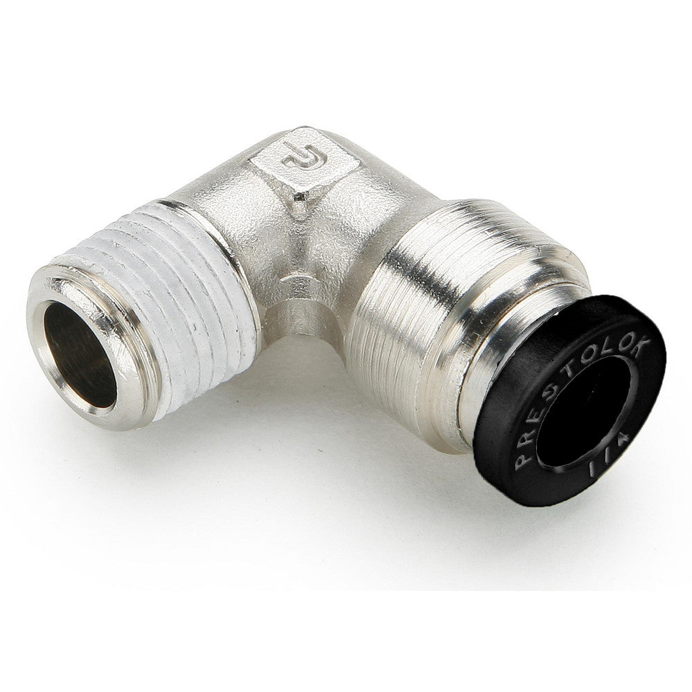 Parker W169PLPNS-8-8 Push-To-Connect Tube to Male & Tube to Male NPT Tube Fitting 90 ° Male Elbow, 1/2" Thread, 1/2" OD