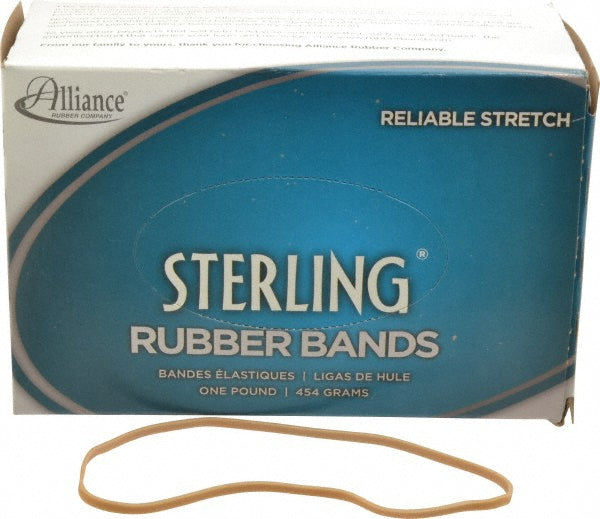Alliance ALL25405 Pack of (250), 7" Circumference, 1/8" Wide, Ergonomic Rubber Band Strapping