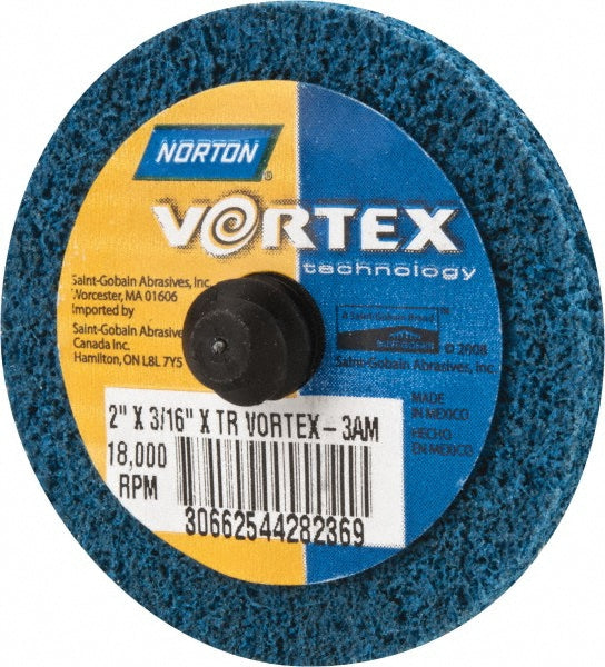 Norton 66254428236 Deburring Disc 2" Dia, Medium Grade, Aluminum Oxide