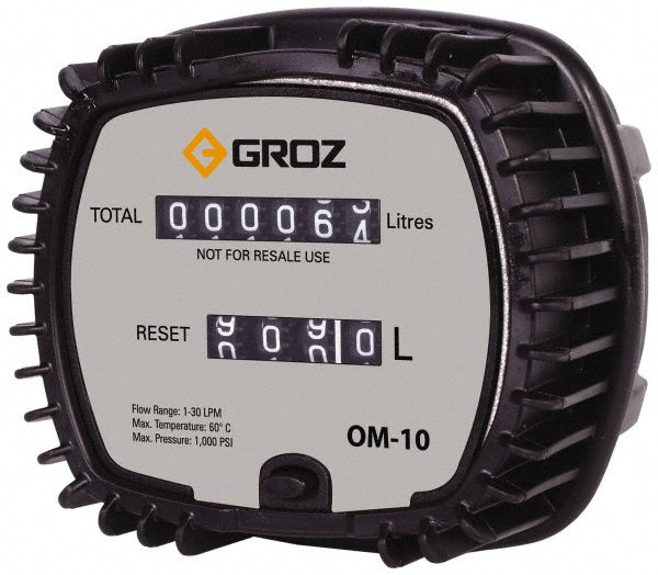 Pro-Lube OM-10Q/1-2/N 1/2" NPT Port Mechanical Oil Flowmeter