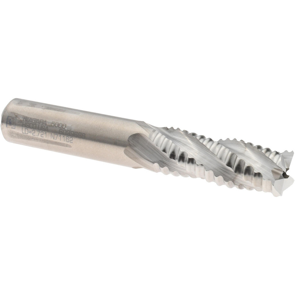Seco 17014087 Roughing End Mill 1/2" Dia, 4 Flutes, Single End, Cobalt