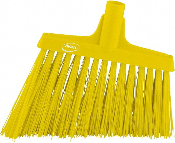 Vikan 29146 Broom, Angle Cut, 11.4" Extra stiff, Yellow