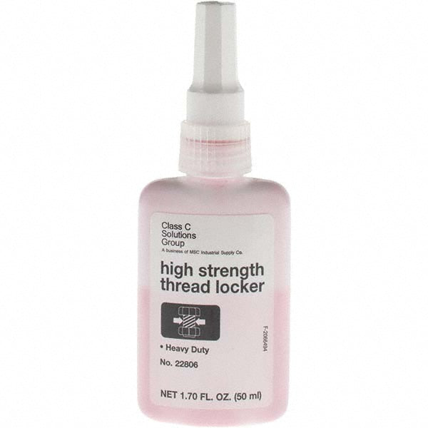 Barnes Distribution 22806 Threadlocker Red, Liquid, 50 mL, Bottle