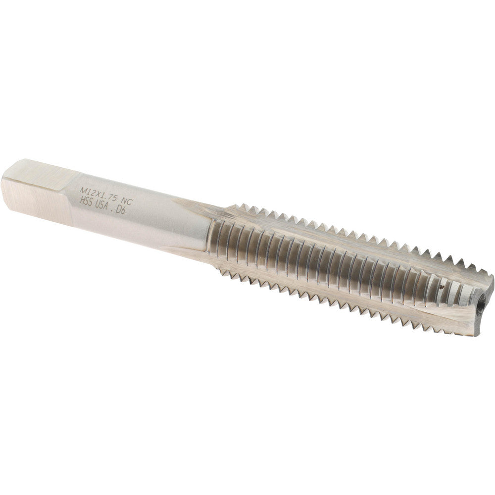 Norseman Drill & Tool 19971 Spiral Point Tap M12x1.75 Metric Coarse, 3 Flutes, Plug Chamfer, HSS