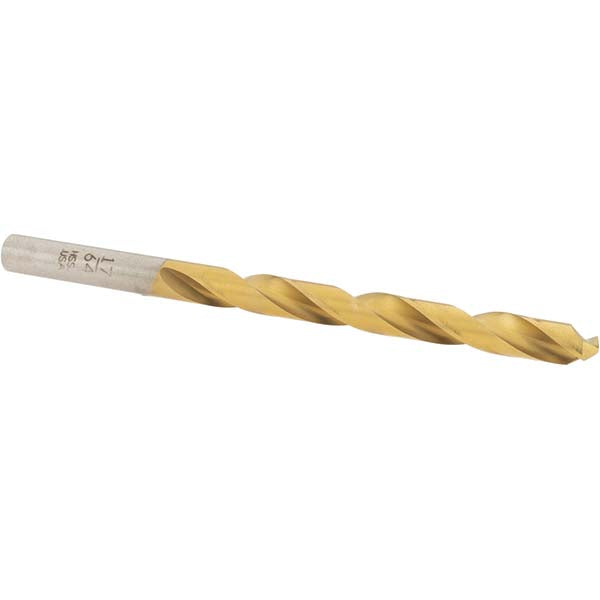 Norseman Drill & Tool 97760 Jobber Length Drill Bit 17/64" (0.2656) Dia, 135 deg, HSS