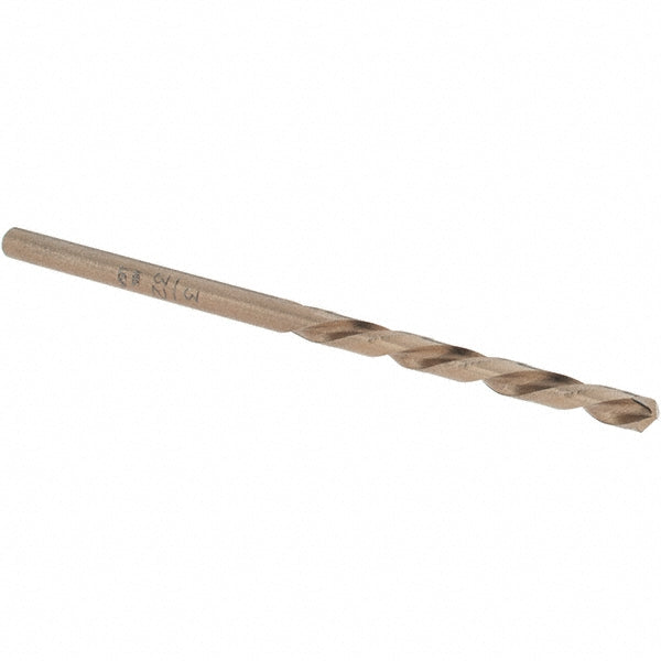 Norseman Drill & Tool 89290 Mechanics Drill Bit 3/32" Dia, 135 ° Point, High Speed Steel, Straight-Cylindrical Shank, Split Point