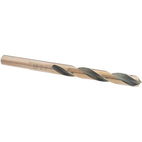 Rocky Mountain Twist Corporati 95008715-1 Mechanics Drill Bit 19/64" Dia, 135 ° Point, High Speed Steel, Weldon Shank, Split Point