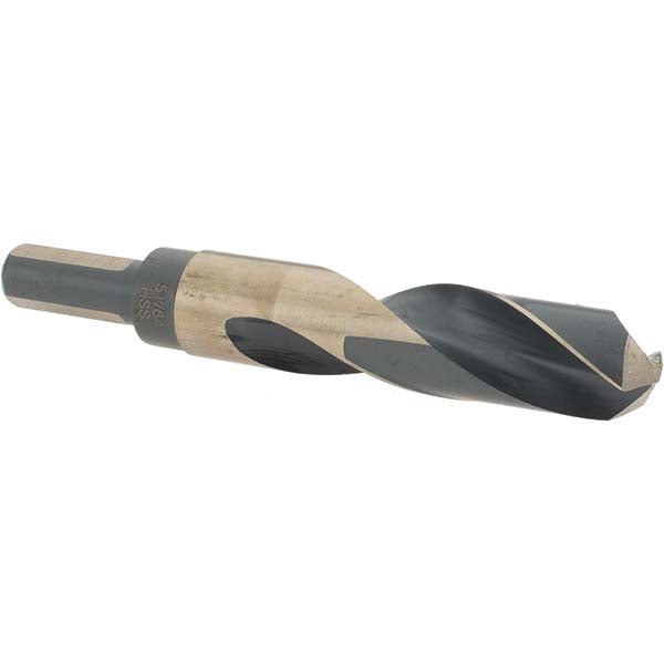 Rocky Mountain Twist Co. 95008747 Mechanics Drill Bit 51/64" Dia, 135 ° Point, High Speed Steel, Weldon Shank, Split Point