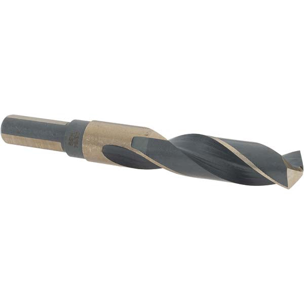 Rocky Mountain Twist Co. 95008739 Mechanics Drill Bit 43/64" Dia, 135 ° Point, High Speed Steel, Weldon Shank, Split Point