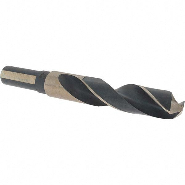Rocky Mountain Twist Co. 95008737 Mechanics Drill Bit 41/64" Dia, 135 ° Point, High Speed Steel, Weldon Shank, Split Point