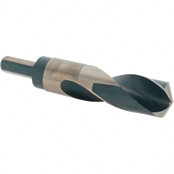 Barnes Distribution 20968 Mechanics Drill Bit 1" Dia, 135 ° Point, High Speed Steel, Weldon Shank, Split Point