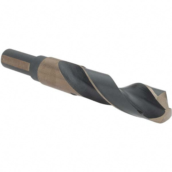 Barnes Distribution 20956 Mechanics Drill Bit 11/16" Dia, 135 ° Point, High Speed Steel, Weldon Shank, Split Point