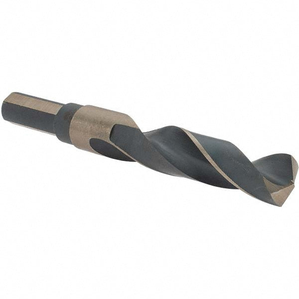 Barnes Distribution 20955 Mechanics Drill Bit 21/32" Dia, 135 ° Point, High Speed Steel, Weldon Shank, Split Point