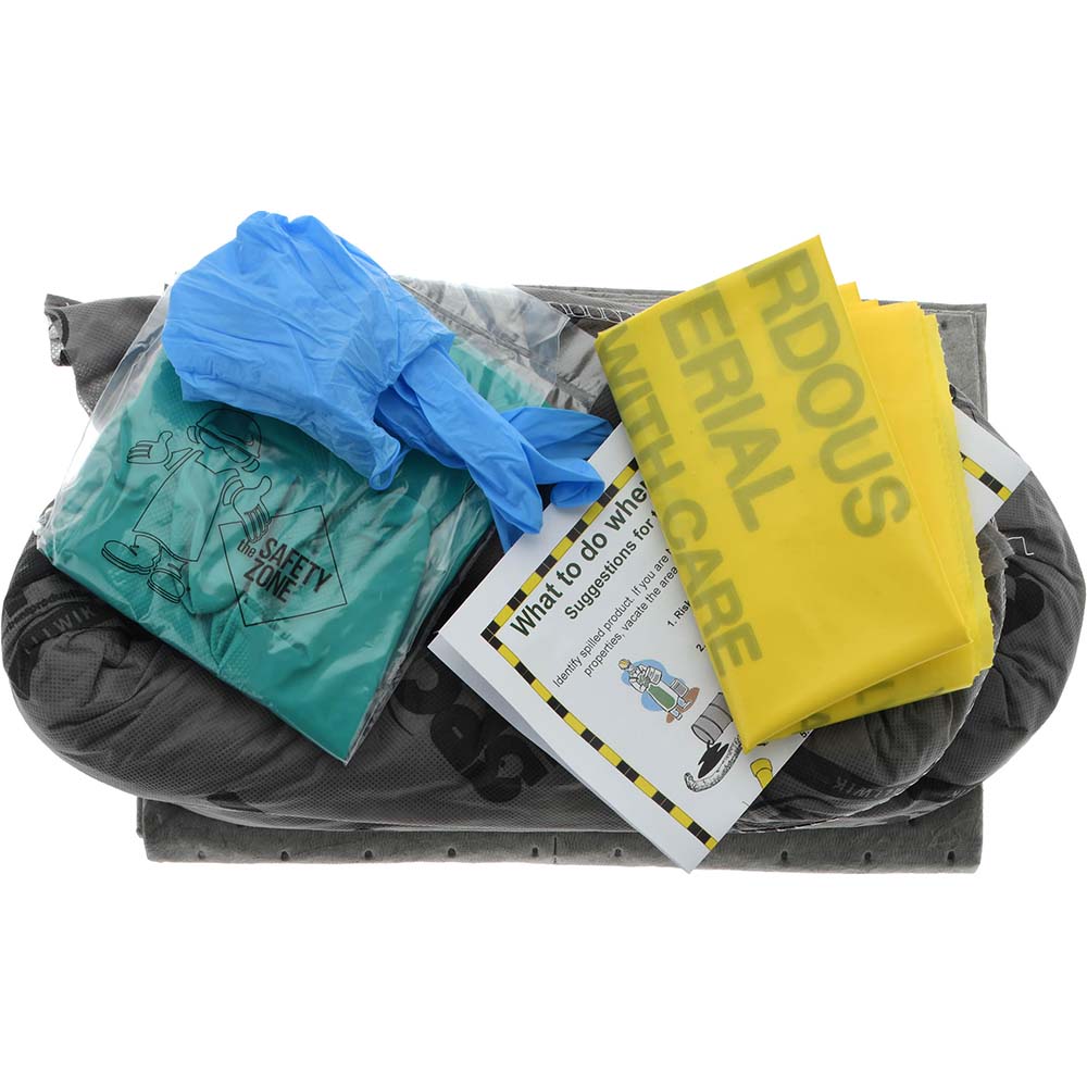 Brady SPC Sorbents UNIVKIT 5 Gal Capacity Universal Spill Kit