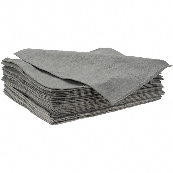 Brady SPC Sorbents MXU1000 Sorbent Pad Universal Use, 15" Wide, 19" Long, 27 gal, Gray
