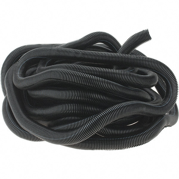 Value Collection LFR-100050 0.95" ID, Black/Gray Nylon Corrugated Cable Sleeve