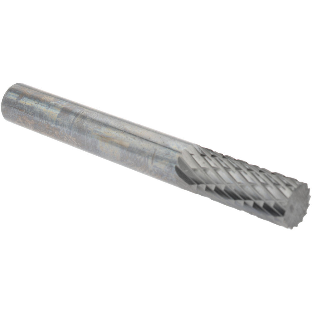 Mastercut Tool Corp. SA-1DC-CCS2A Abrasive Burr SA-1DC-CCS2A, 1/4" Cut Dia, Cylinder With Flat End, Double Cut