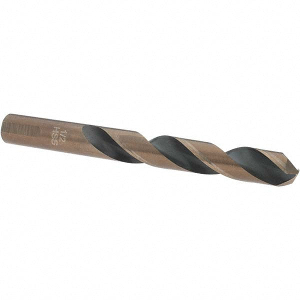 Import BDNA--20928-1 Mechanics Drill Bit 1/2" Dia, 135 ° Point, High Speed Steel, Weldon Shank, Split Point
