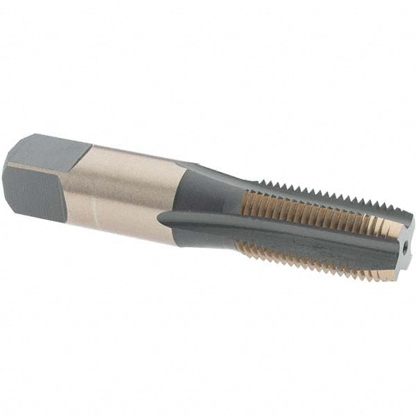 Value Collection 20600 Standard Pipe Tap 1/8-27, NPS, 4 Flutes, High Speed Steel, Oxide & Gold Finish