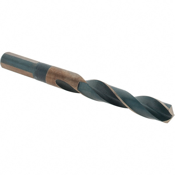 Barnes Distribution 20951 Mechanics Drill Bit 17/32" Dia, 135 ° Point, High Speed Steel, Weldon Shank, Split Point