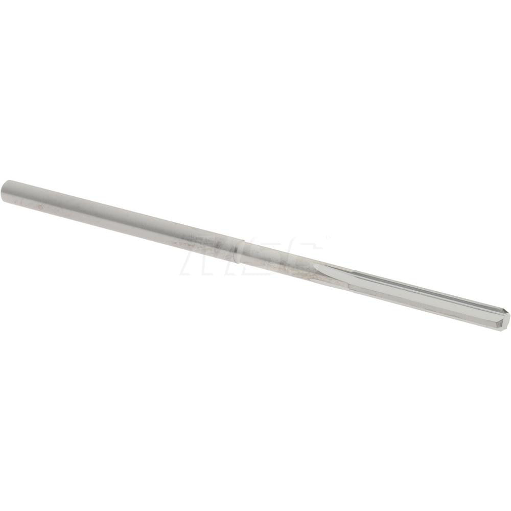 Hertel 45674637 Chucking Reamer 0.0955" Dia, 2-1/4" OAL, 5/8" Flute Length, Straight Flute, Straight-Cylindrical Shank, Solid Carbide