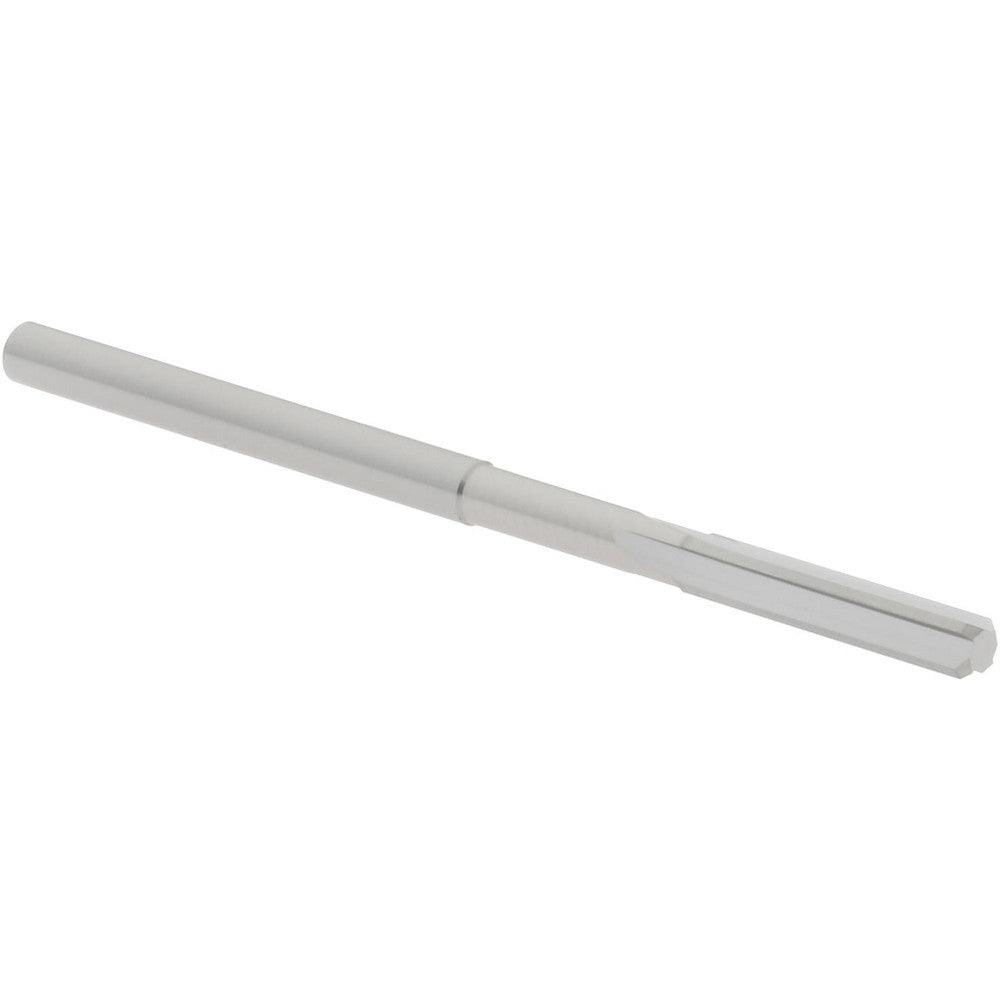 Hertel 45674736 Chucking Reamer 0.1225" Dia, 2-1/4" OAL, 5/8" Flute Length, Straight Flute, Straight-Cylindrical Shank, Solid Carbide