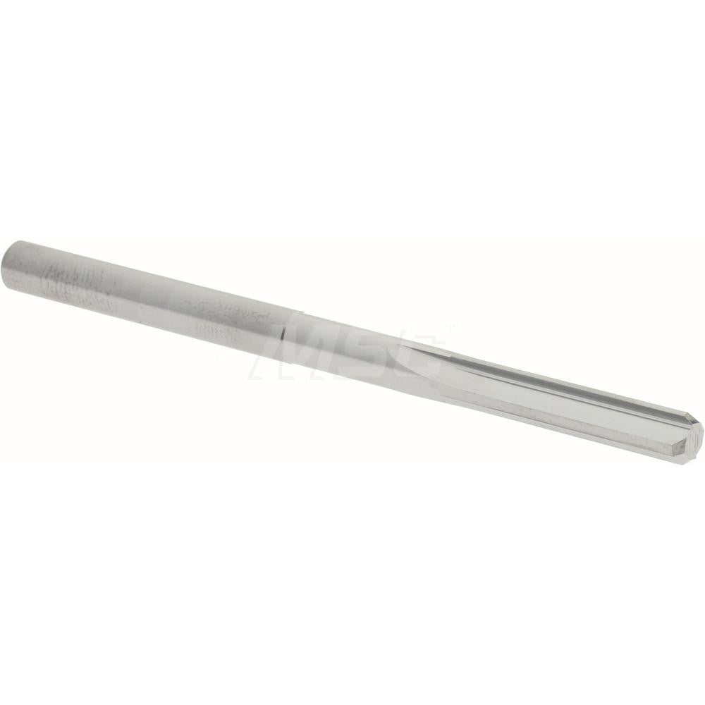 Hertel 45675022 Chucking Reamer 0.1840" Dia, 2-3/4" OAL, 7/8" Flute Length, Straight Flute, Straight-Cylindrical Shank, Solid Carbide