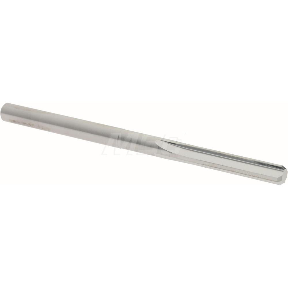 Hertel 45675097 Chucking Reamer 0.1920" Dia, 3" OAL, 1" Flute Length, Straight Flute, Straight-Cylindrical Shank, Solid Carbide