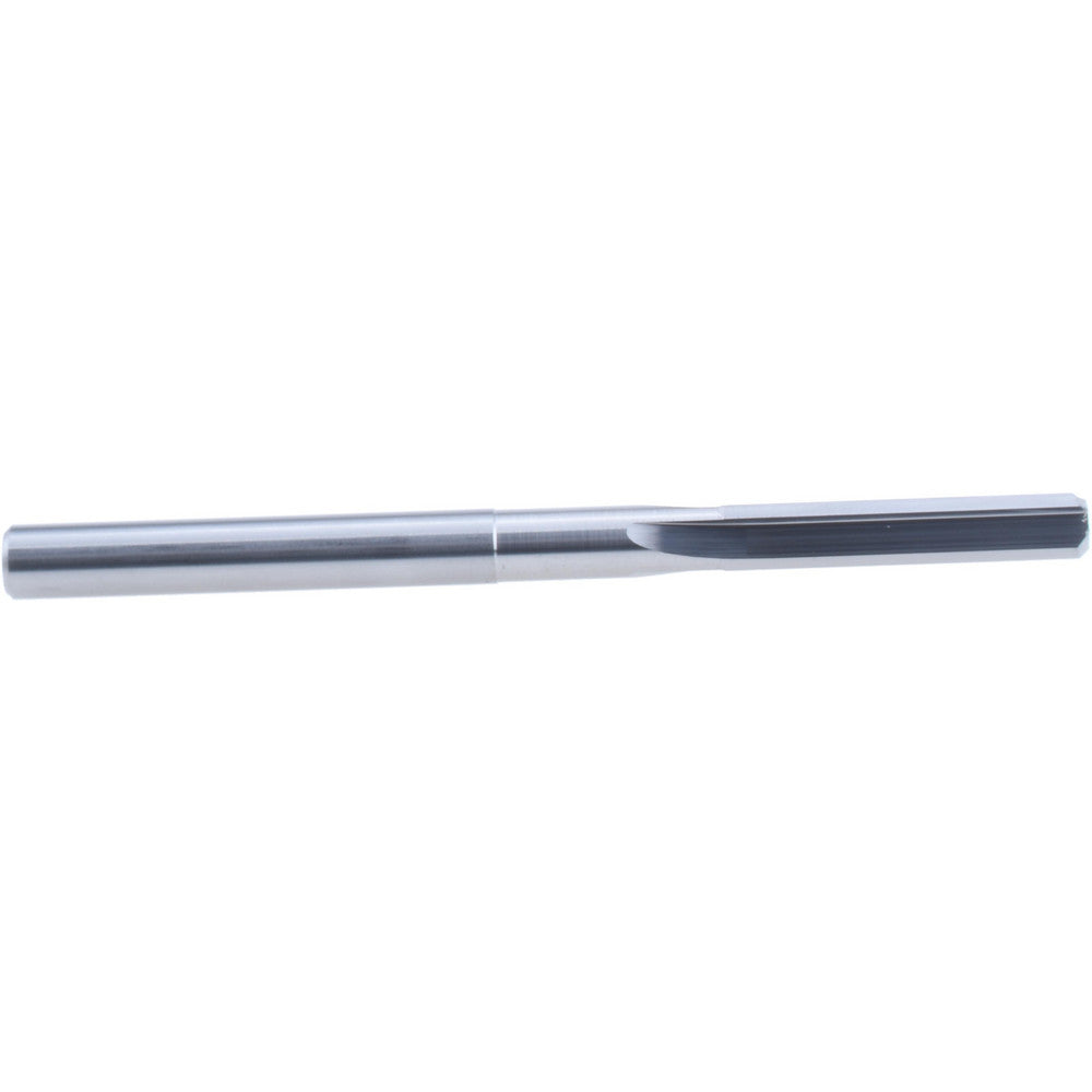 Hertel 45675279 Chucking Reamer 0.2120" Dia, 3" OAL, 1" Flute Length, Straight Flute, Straight-Cylindrical Shank, Solid Carbide