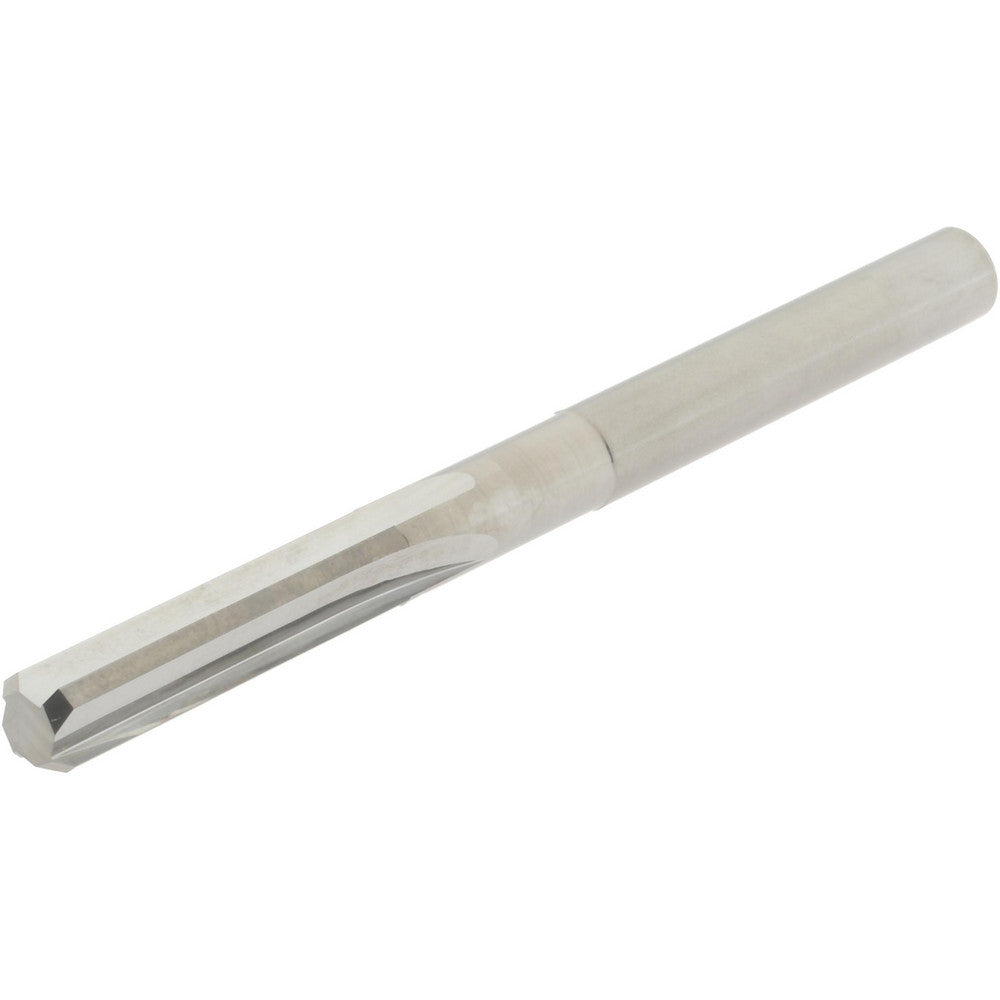 Hertel 45675493 Chucking Reamer 0.2370" Dia, 3" OAL, 1" Flute Length, Straight Flute, Straight-Cylindrical Shank, Solid Carbide