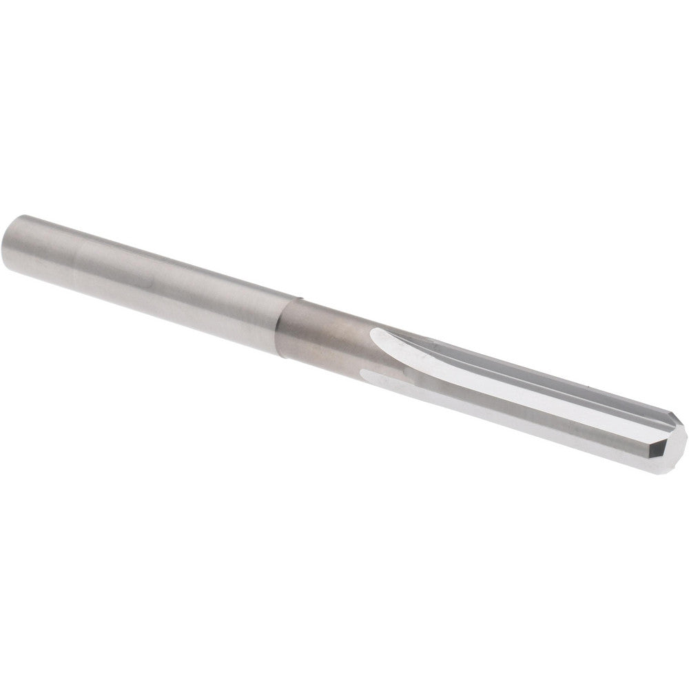 Hertel 45675519 Chucking Reamer 0.2390" Dia, 3" OAL, 1" Flute Length, Straight Flute, Straight-Cylindrical Shank, Solid Carbide