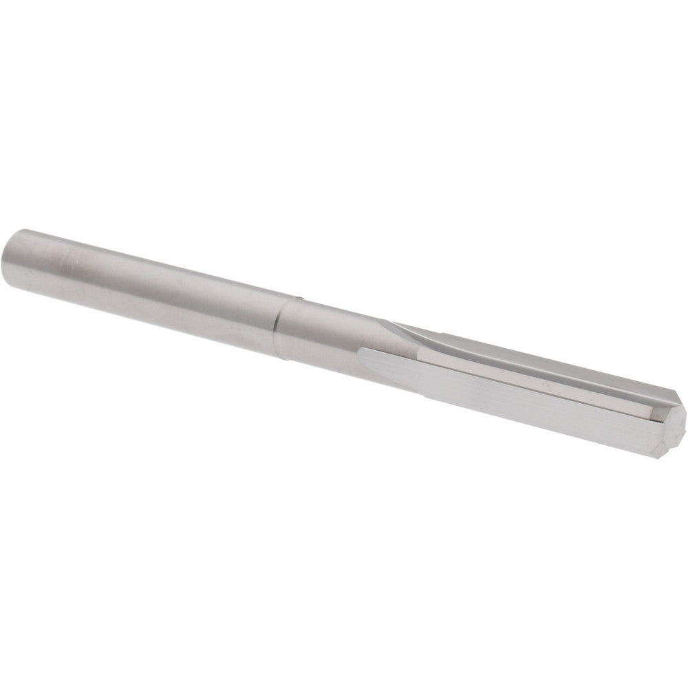 Hertel 45675527 Chucking Reamer 0.2410" Dia, 3" OAL, 1" Flute Length, Straight Flute, Straight-Cylindrical Shank, Solid Carbide