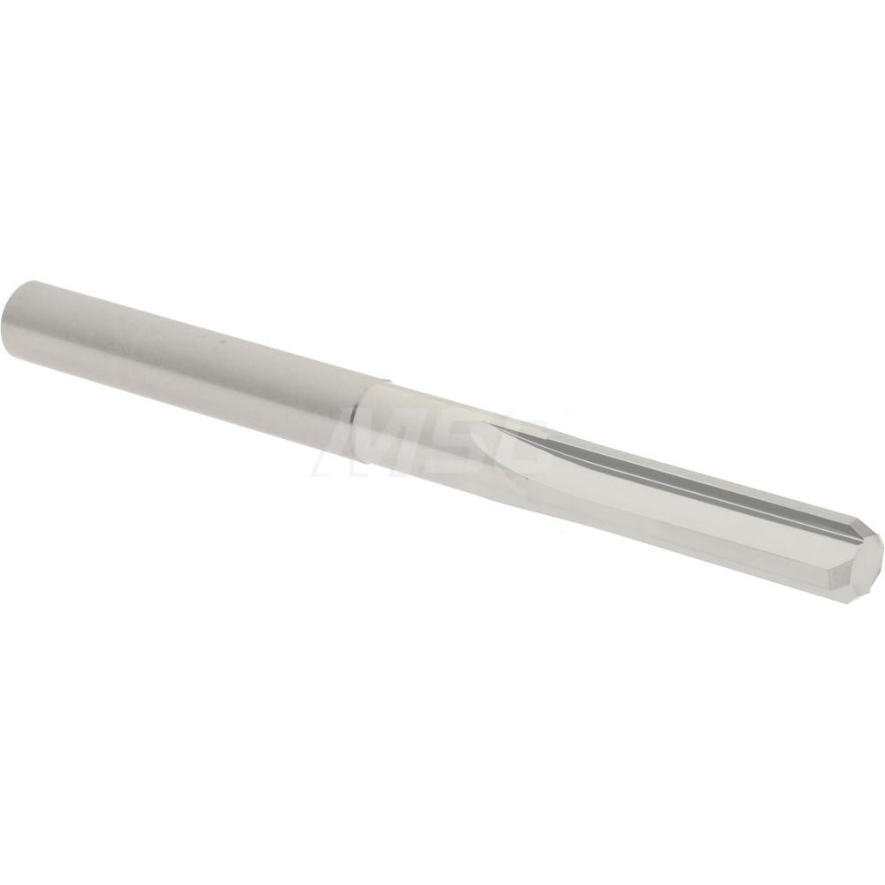 Hertel 45675592 Chucking Reamer 0.2525" Dia, 3" OAL, 1" Flute Length, Straight Flute, Straight-Cylindrical Shank, Solid Carbide