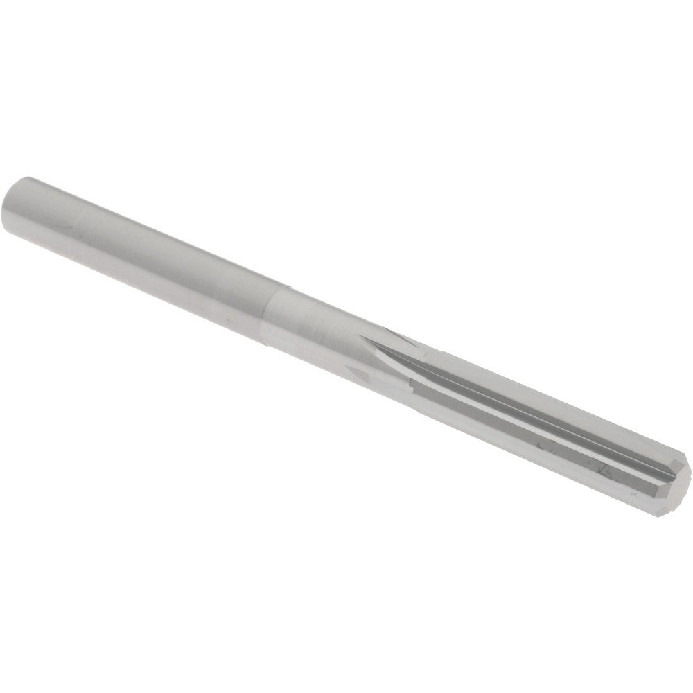 Hertel 45675675 Chucking Reamer 0.2670" Dia, 3-1/4" OAL, 1-1/8" Flute Length, Straight Flute, Straight-Cylindrical Shank, Solid Carbide