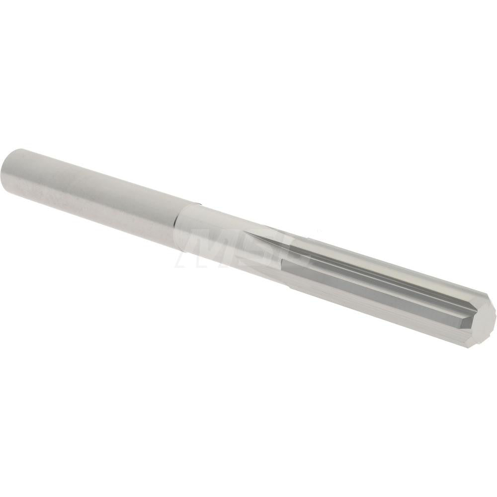 Hertel 45675683 Chucking Reamer 0.2680" Dia, 3-1/4" OAL, 1-1/8" Flute Length, Straight Flute, Straight-Cylindrical Shank, Solid Carbide