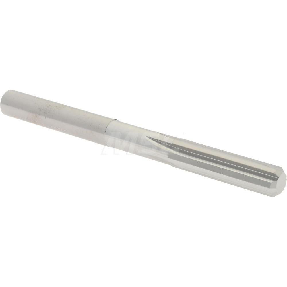 Hertel 45675790 Chucking Reamer 0.2830" Dia, 3-1/4" OAL, 1-1/8" Flute Length, Straight Flute, Straight-Cylindrical Shank, Solid Carbide