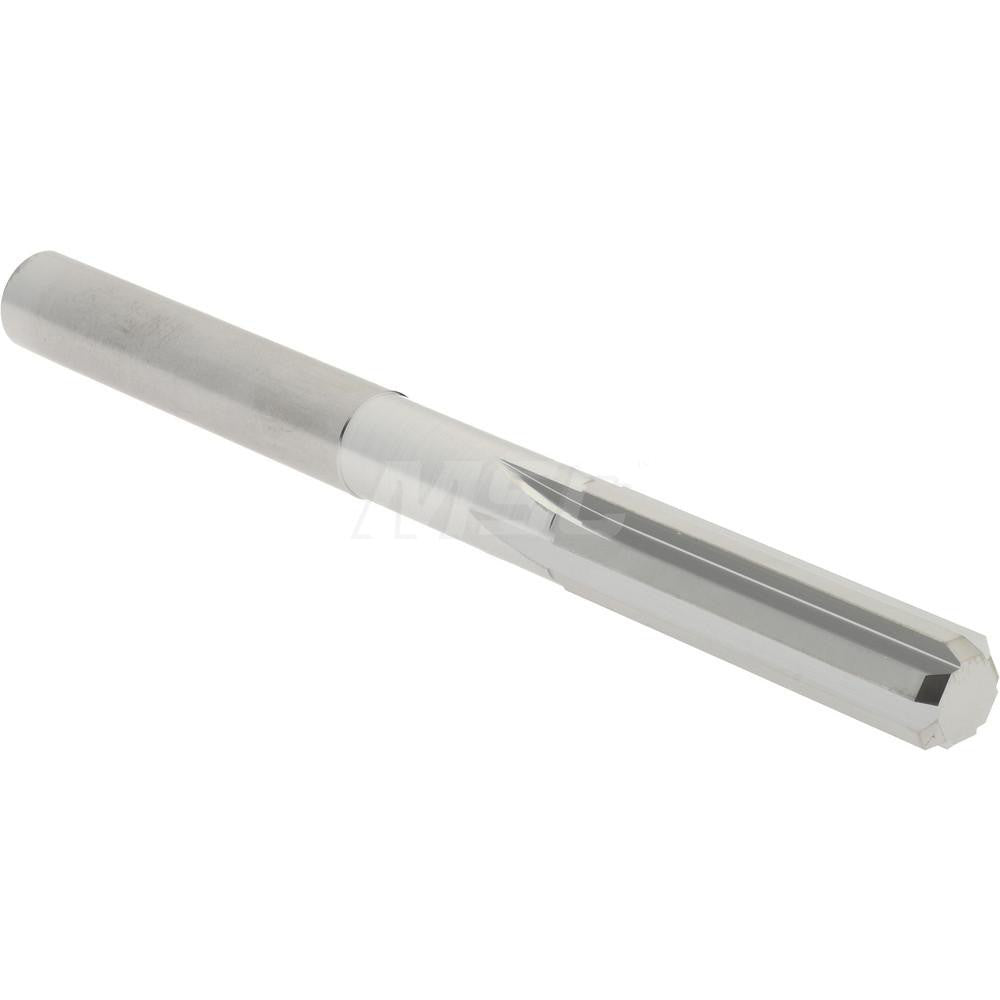 Hertel 45675816 Chucking Reamer 0.2860" Dia, 3-1/4" OAL, 1-1/8" Flute Length, Straight Flute, Straight-Cylindrical Shank, Solid Carbide