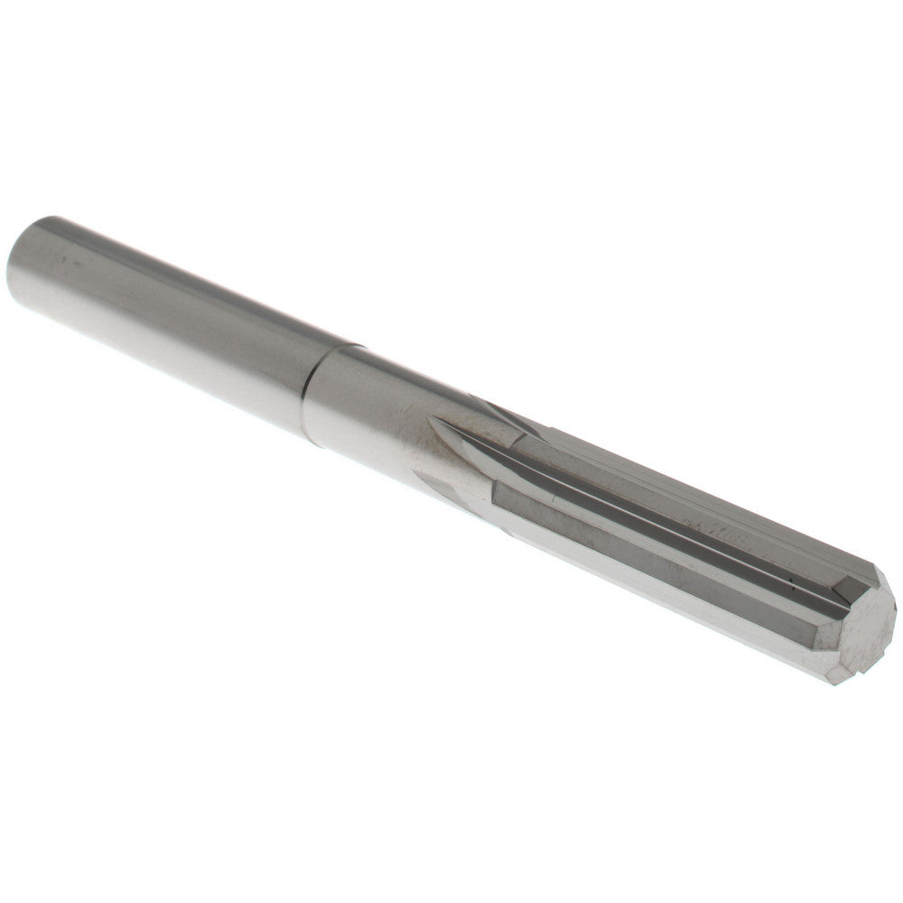 Hertel 45675964 Chucking Reamer 0.3050" Dia, 3-1/4" OAL, 1-1/8" Flute Length, Straight Flute, Straight-Cylindrical Shank, Solid Carbide