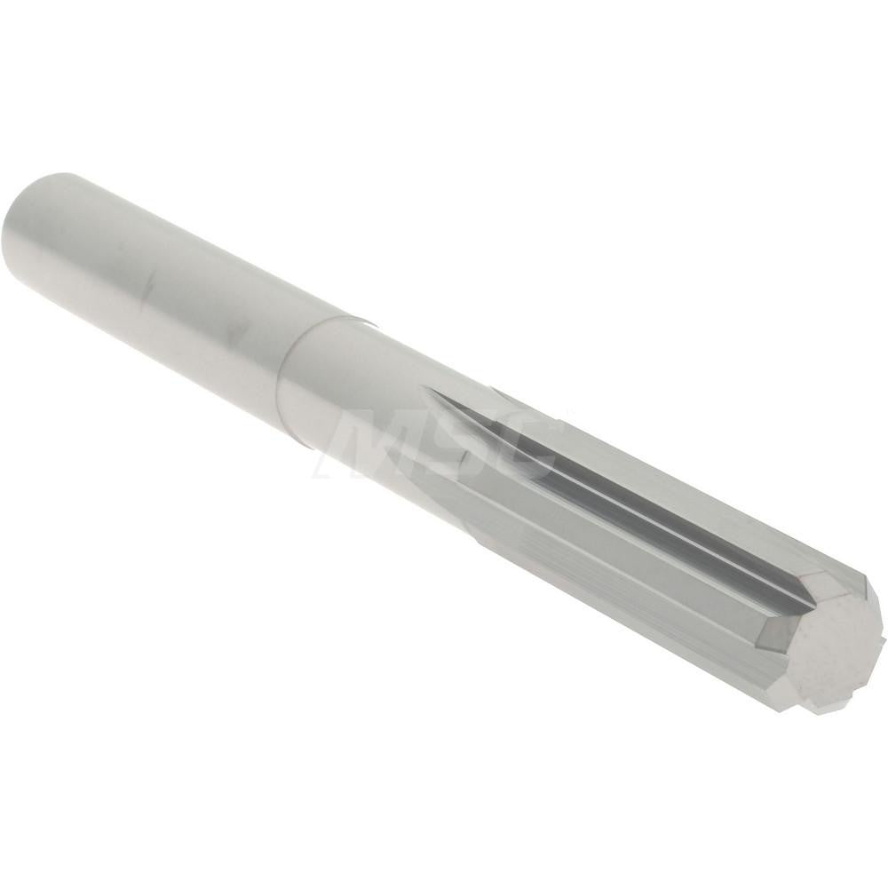 Hertel 45676020 Chucking Reamer 0.3130" Dia, 3-1/4" OAL, 1-1/8" Flute Length, Straight Flute, Straight-Cylindrical Shank, Solid Carbide