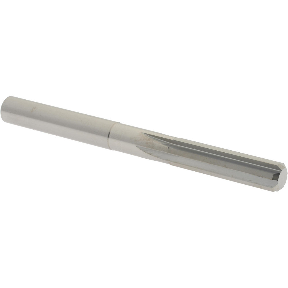 Hertel 45676046 Chucking Reamer 0.3170" Dia, 3-1/2" OAL, 1-1/4" Flute Length, Straight Flute, Straight-Cylindrical Shank, Solid Carbide