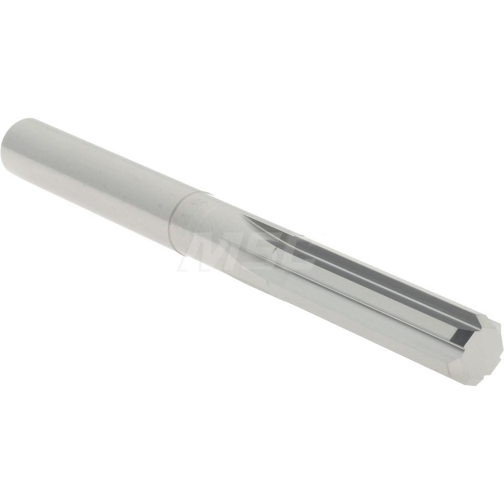 Hertel 45676053 Chucking Reamer 0.3180" Dia, 3-1/2" OAL, 1-1/4" Flute Length, Straight Flute, Straight-Cylindrical Shank, Solid Carbide