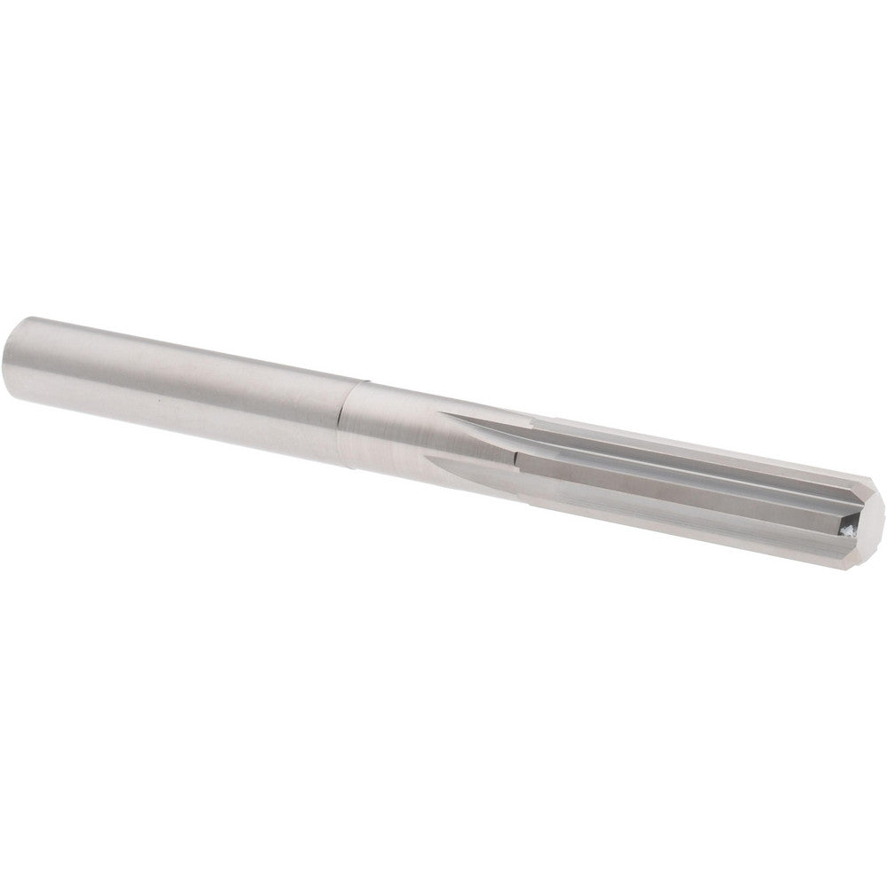 Hertel 45676129 Chucking Reamer 0.3270" Dia, 3-1/2" OAL, 1-1/4" Flute Length, Straight Flute, Straight-Cylindrical Shank, Solid Carbide