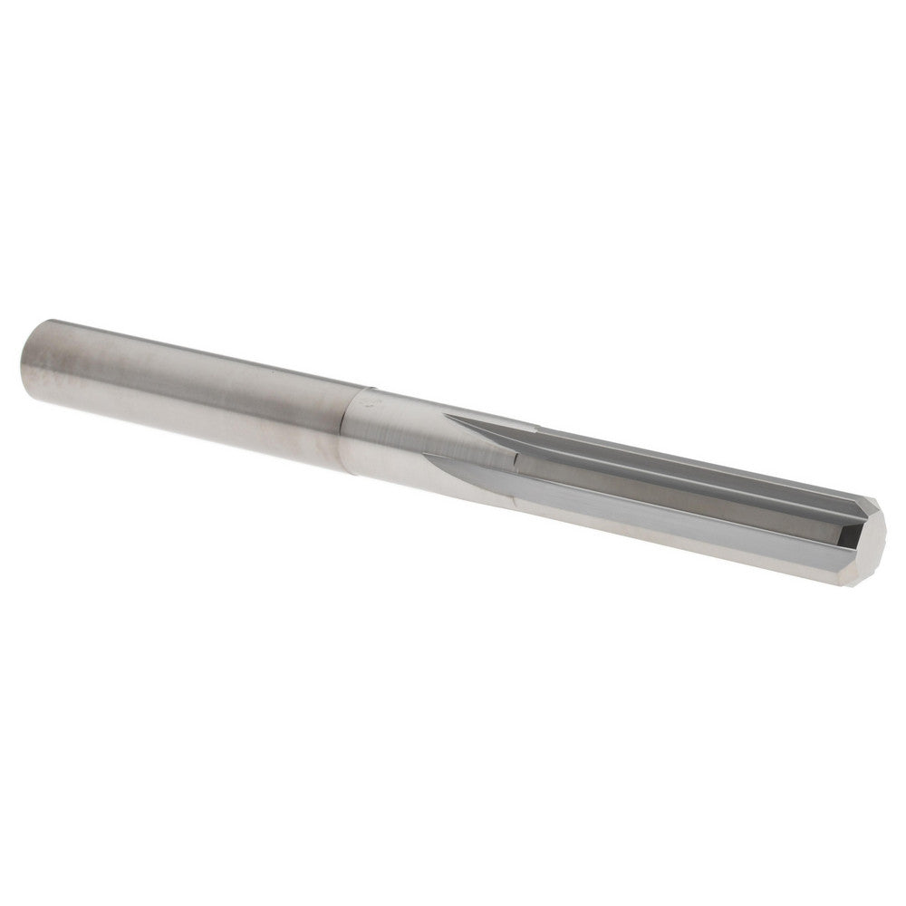 Hertel 45676137 Chucking Reamer 0.3280" Dia, 3-1/2" OAL, 1-1/4" Flute Length, Straight Flute, Straight-Cylindrical Shank, Solid Carbide