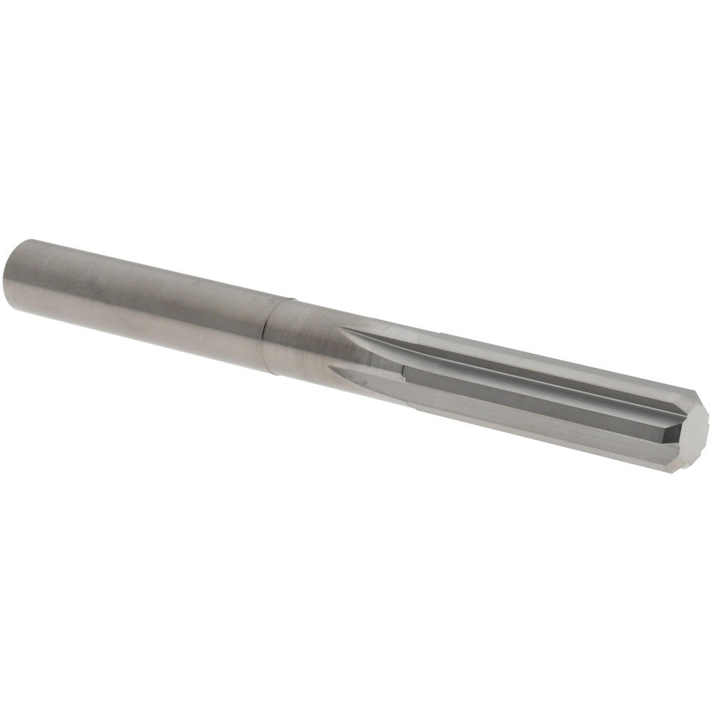 Hertel 45676251 Chucking Reamer 0.3420" Dia, 3-1/2" OAL, 1-1/4" Flute Length, Straight Flute, Straight-Cylindrical Shank, Solid Carbide