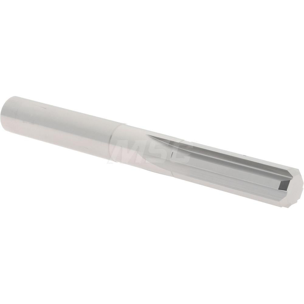 Hertel 45676632 Chucking Reamer 0.3940" Dia, 3-1/2" OAL, 1-1/4" Flute Length, Straight Flute, Straight-Cylindrical Shank, Solid Carbide