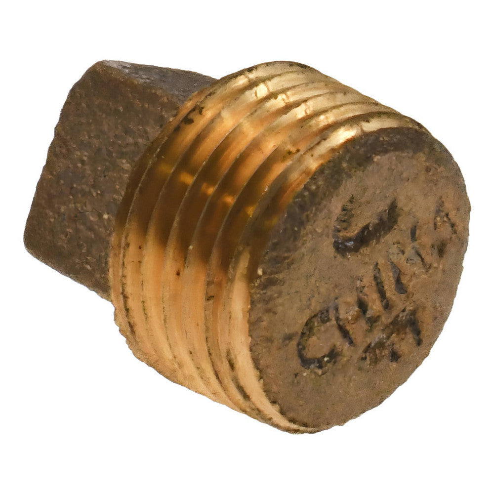Value Collection 458-002NL Brass Pipe Plug 3/8" Fitting, MPT, Class 125