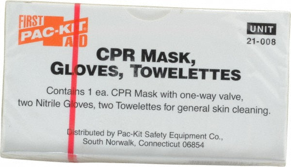 Medique 8021B CPR Masks & Shields Disposable Yes Size Universal Compatible First Aid Kits Medique Unitized First Aid Kits Number of Components 1 Number of Uses 1 Includes (1) CPR Mask