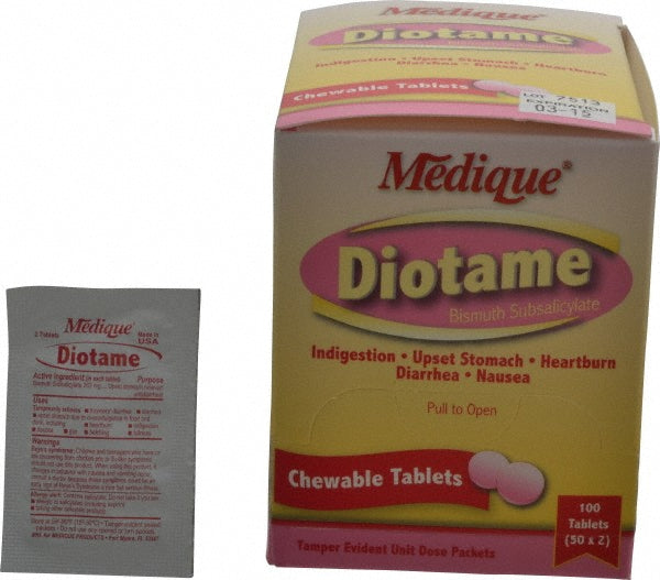 Medique 22033 Antacids & Stomach Relief Tablet (2) 50 Envelopes